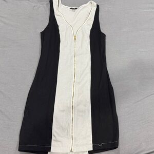 GBG Los Angeles Black and White Dress